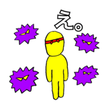 Headband boy sticker #12853709