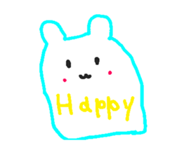 Fluffy Rabbit and Friends sticker #12853813