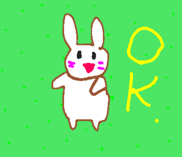 Fluffy Rabbit and Friends sticker #12853821