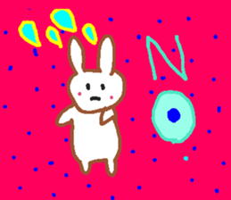 Fluffy Rabbit and Friends sticker #12853823