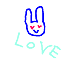 Fluffy Rabbit and Friends sticker #12853842