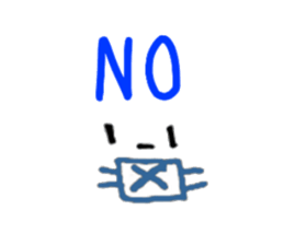 face and message in Japanese sticker #12854253