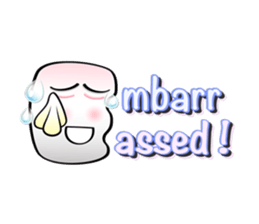 ABC Funny Character Face Sticker sticker #12854452