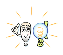 ABC Funny Character Face Sticker sticker #12854459