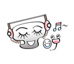 ABC Funny Character Face Sticker sticker #12854460