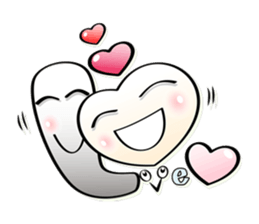 ABC Funny Character Face Sticker sticker #12854462