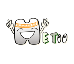 ABC Funny Character Face Sticker sticker #12854463