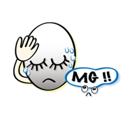 ABC Funny Character Face Sticker sticker #12854467