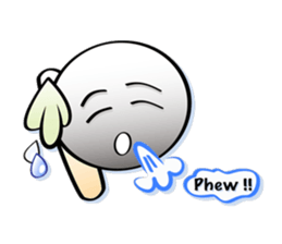 ABC Funny Character Face Sticker sticker #12854468