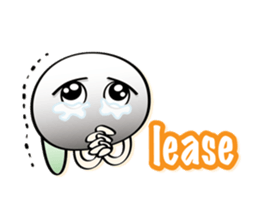 ABC Funny Character Face Sticker sticker #12854469