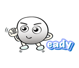 ABC Funny Character Face Sticker sticker #12854471