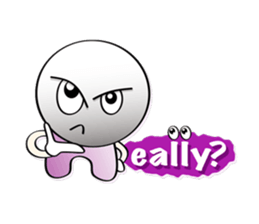 ABC Funny Character Face Sticker sticker #12854472