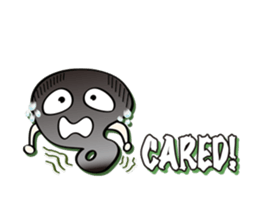 ABC Funny Character Face Sticker sticker #12854473