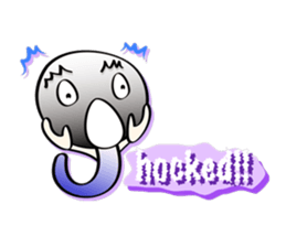 ABC Funny Character Face Sticker sticker #12854474