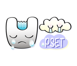 ABC Funny Character Face Sticker sticker #12854479