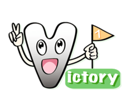 ABC Funny Character Face Sticker sticker #12854480