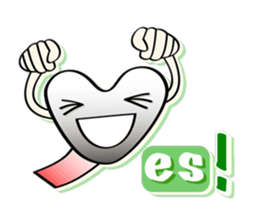ABC Funny Character Face Sticker sticker #12854484