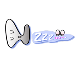 ABC Funny Character Face Sticker sticker #12854485