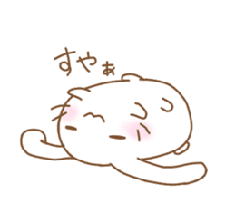 Lazy and cute Rabbit sticker #12855667