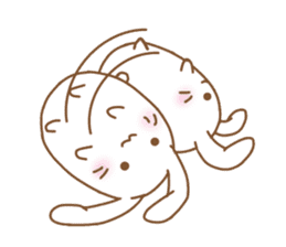 Lazy and cute Rabbit sticker #12855673