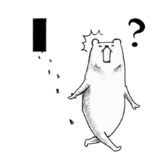 Maybe it's white bear sticker #12856915