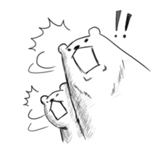 Maybe it's white bear sticker #12856925