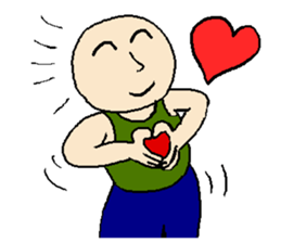 True or false man sticker #12857666