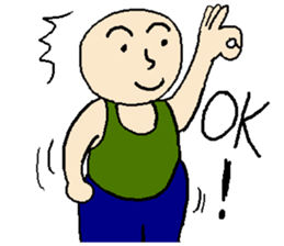 True or false man sticker #12857669