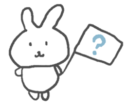 Daily life of alumi's rabbit sticker #12858046