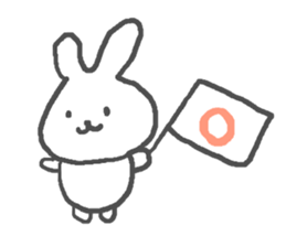 Daily life of alumi's rabbit sticker #12858047