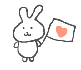 Daily life of alumi's rabbit sticker #12858049