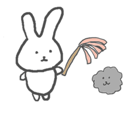 Daily life of alumi's rabbit sticker #12858052