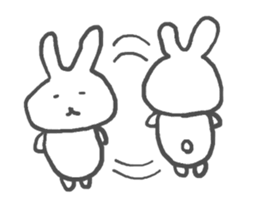 Daily life of alumi's rabbit sticker #12858055