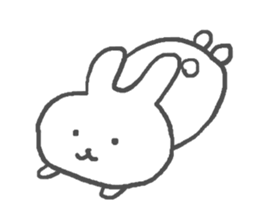 Daily life of alumi's rabbit sticker #12858056