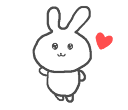Daily life of alumi's rabbit sticker #12858058