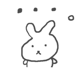 Daily life of alumi's rabbit sticker #12858061