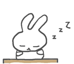 Daily life of alumi's rabbit sticker #12858062