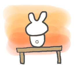 Daily life of alumi's rabbit sticker #12858063