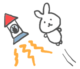 Daily life of alumi's rabbit sticker #12858065