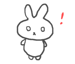 Daily life of alumi's rabbit sticker #12858066