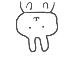 Daily life of alumi's rabbit sticker #12858069