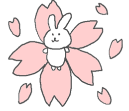 Daily life of alumi's rabbit sticker #12858070