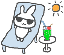 Daily life of alumi's rabbit sticker #12858071