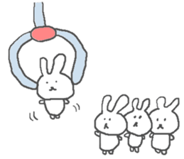 Daily life of alumi's rabbit sticker #12858075