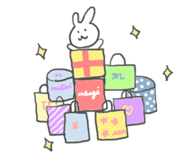 Daily life of alumi's rabbit sticker #12858078