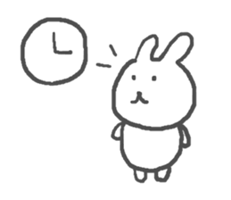 Daily life of alumi's rabbit sticker #12858080