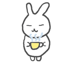 Daily life of alumi's rabbit sticker #12858081