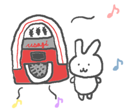 Daily life of alumi's rabbit sticker #12858083