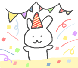 Daily life of alumi's rabbit sticker #12858084