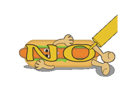 Hot dog Moving sticker #12858287